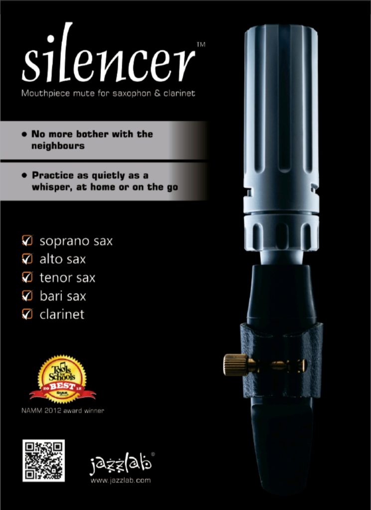 Jazzlab Silencer for Saxophone and Clarinet 